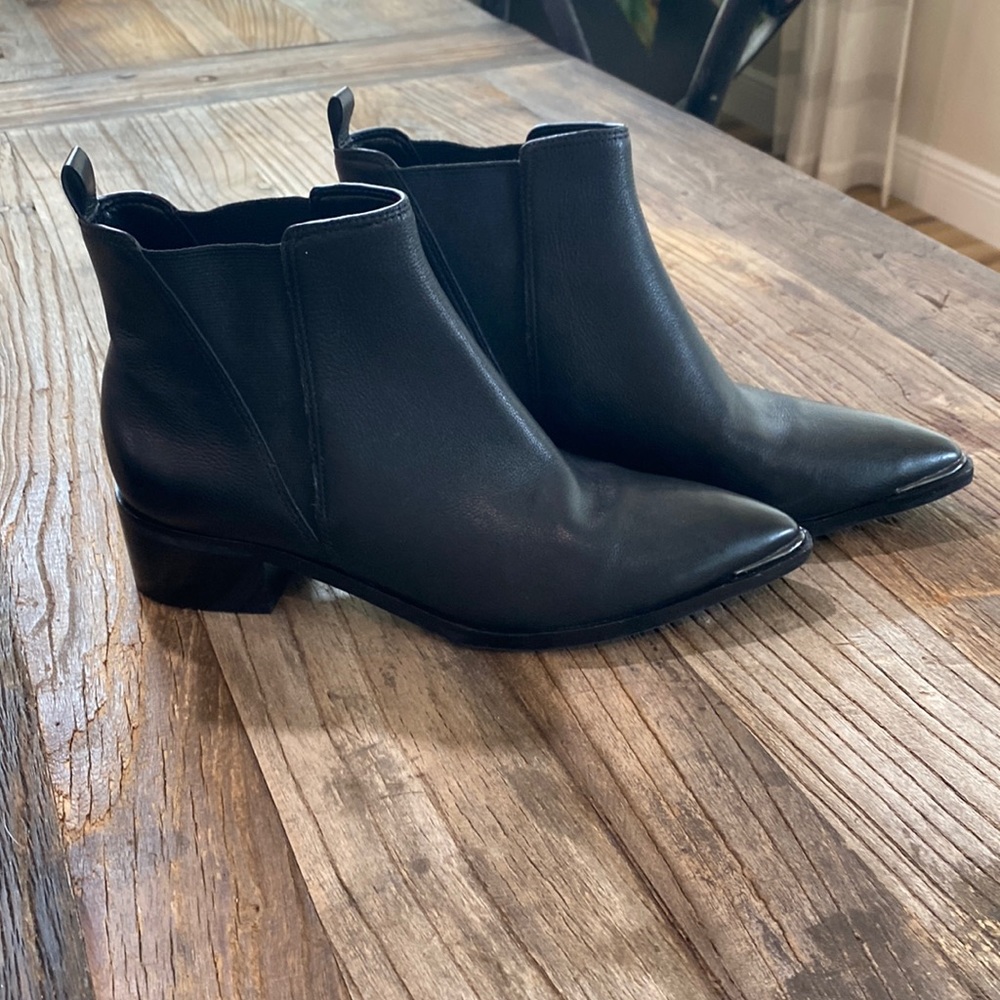 Black ankle boots